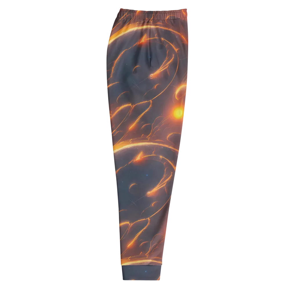 Inferno Spirals on Men's Joggers — Right