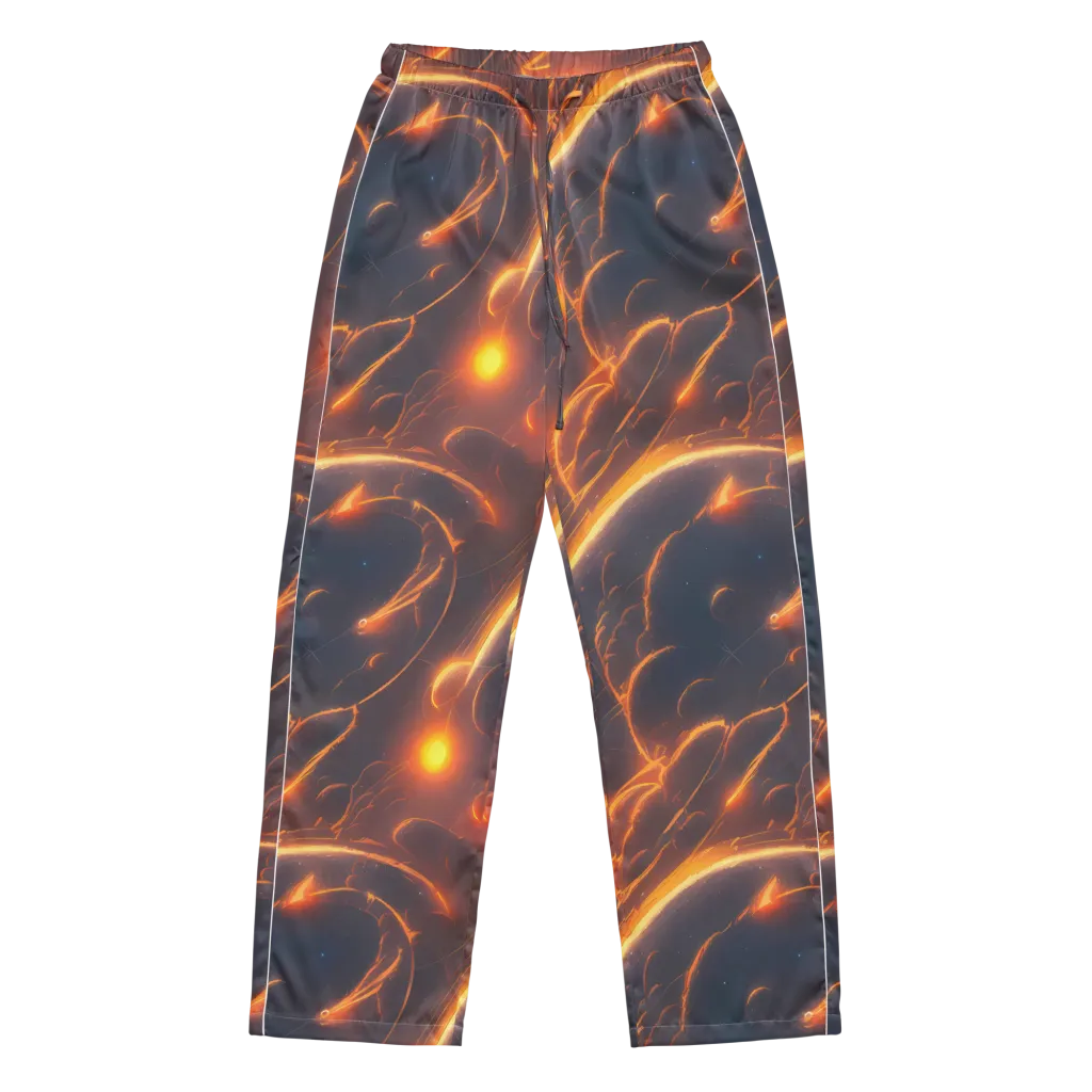 Inferno Spirals on Women's Pajama Pants — Front