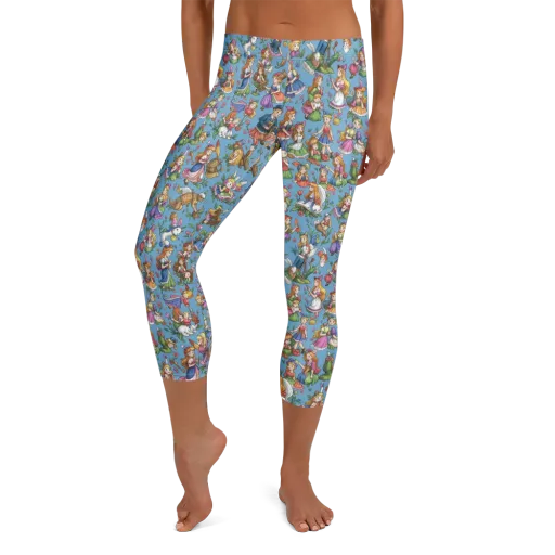 Enchanted Almanac on a Capri Leggings