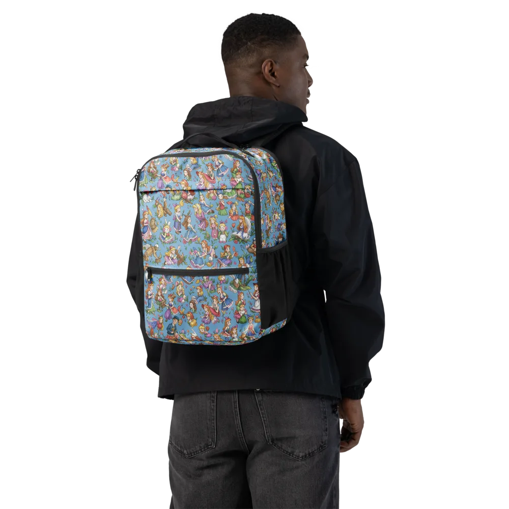 Enchanted Almanac on Utility Backpack — Back