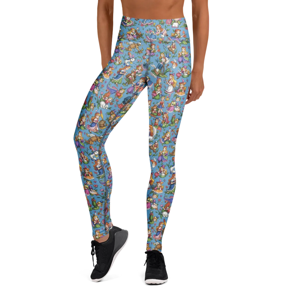 Enchanted Almanac on Yoga Leggings — Front