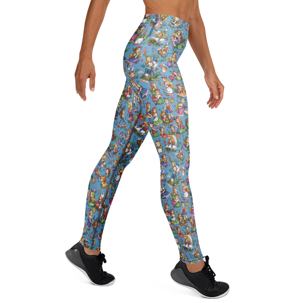 Enchanted Almanac on Yoga Leggings — Right
