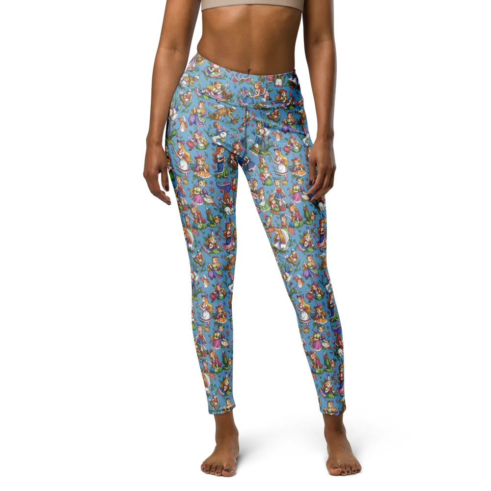 Enchanted Almanac on Yoga Leggings — Front