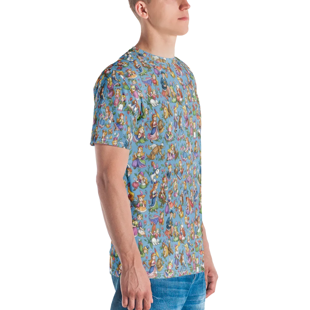 Enchanted Almanac on Men's Crew Neck T-Shirt — Right