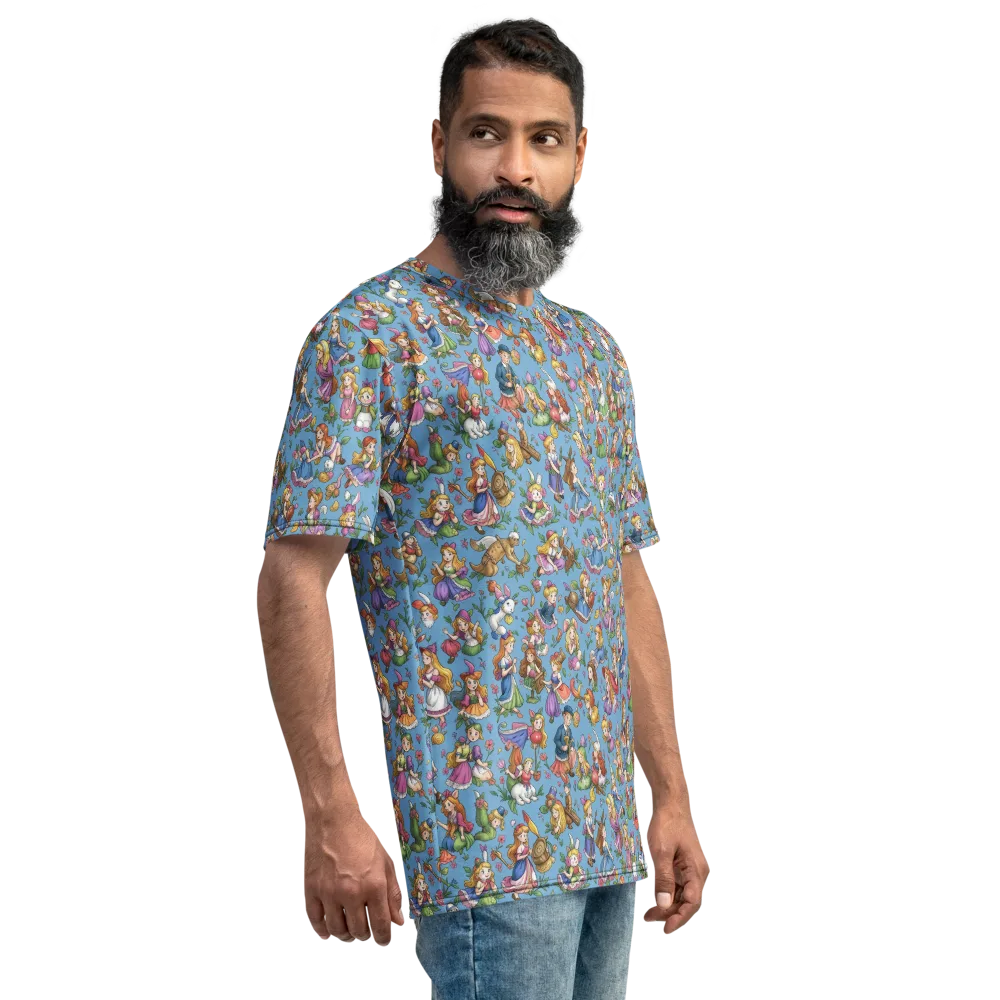 Enchanted Almanac on Men's Crew Neck T-Shirt — Right