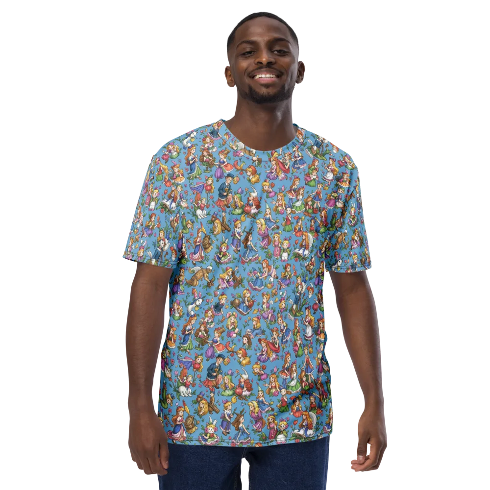 Enchanted Almanac on Men's Crew Neck T-Shirt — Front