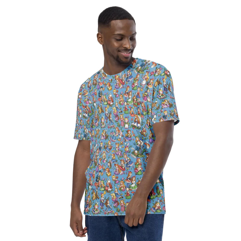 Enchanted Almanac on Men's Crew Neck T-Shirt — Left