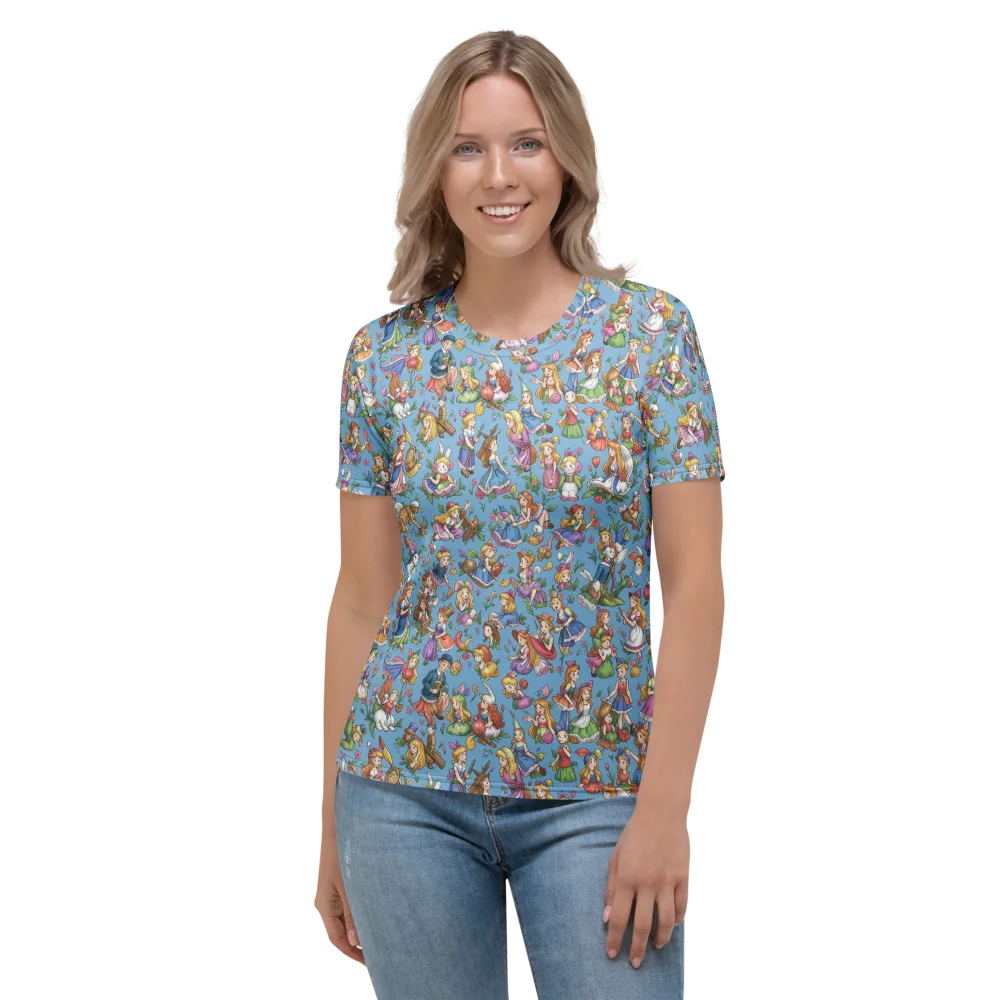 Enchanted Almanac on Women's Crew Neck T-Shirt — Front