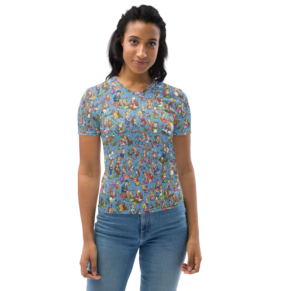 Enchanted Almanac on Women's Crew Neck T-Shirt — Front
