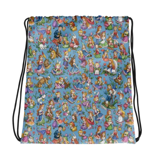 Enchanted Almanac on a Drawstring Bag