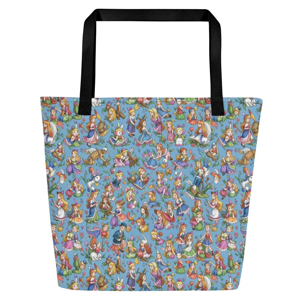 Enchanted Almanac on Large Tote Bag W/ Pocket — Front