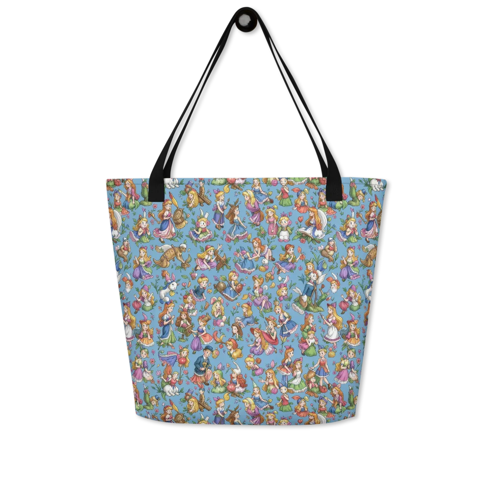 Enchanted Almanac on Large Tote Bag W/ Pocket — Front
