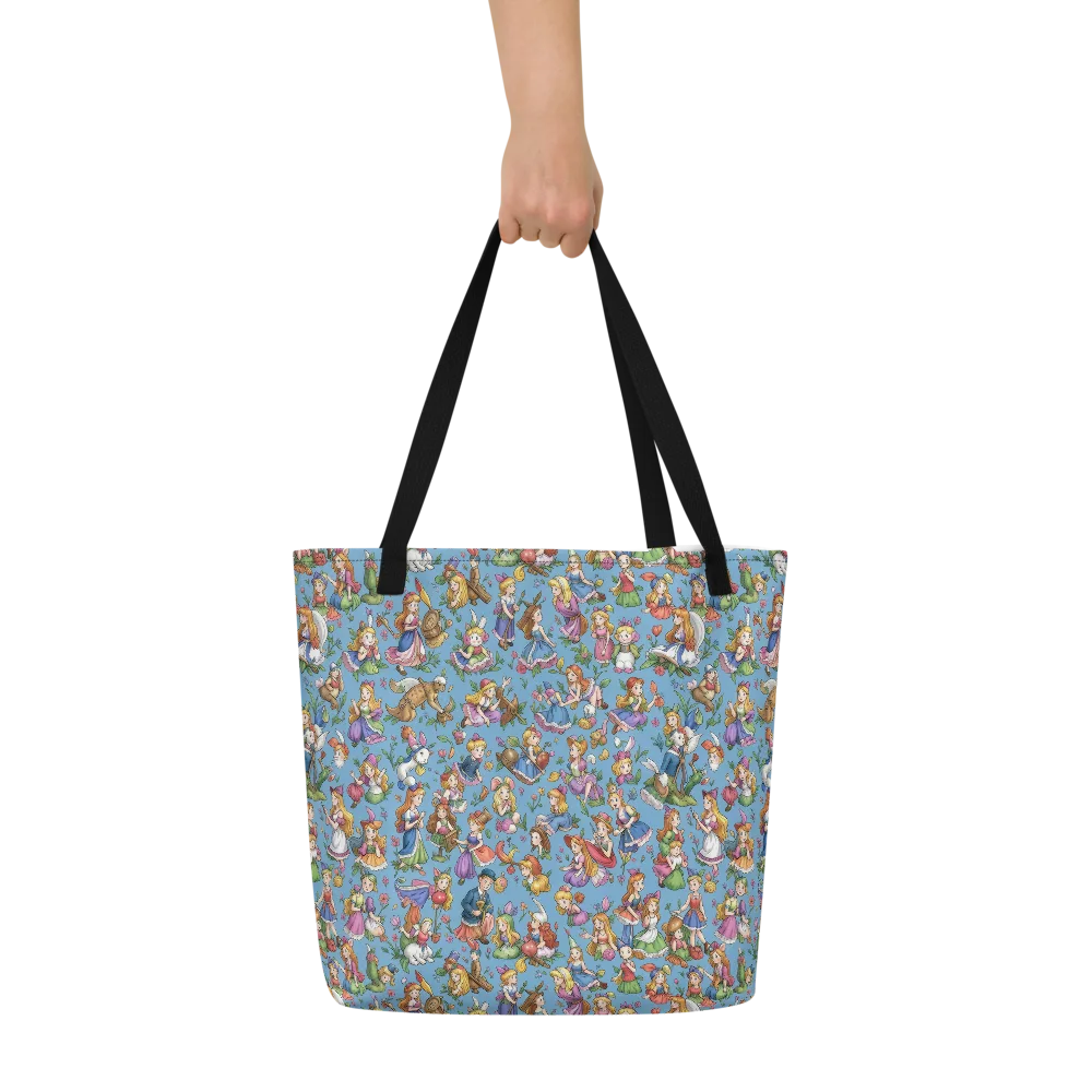 Enchanted Almanac on Large Tote Bag W/ Pocket — Front