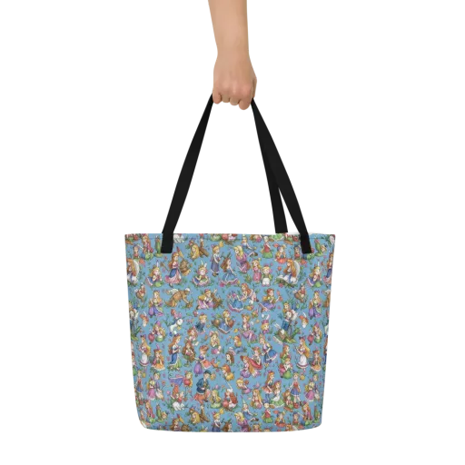 Enchanted Almanac on a Large Tote Bag W/ Pocket