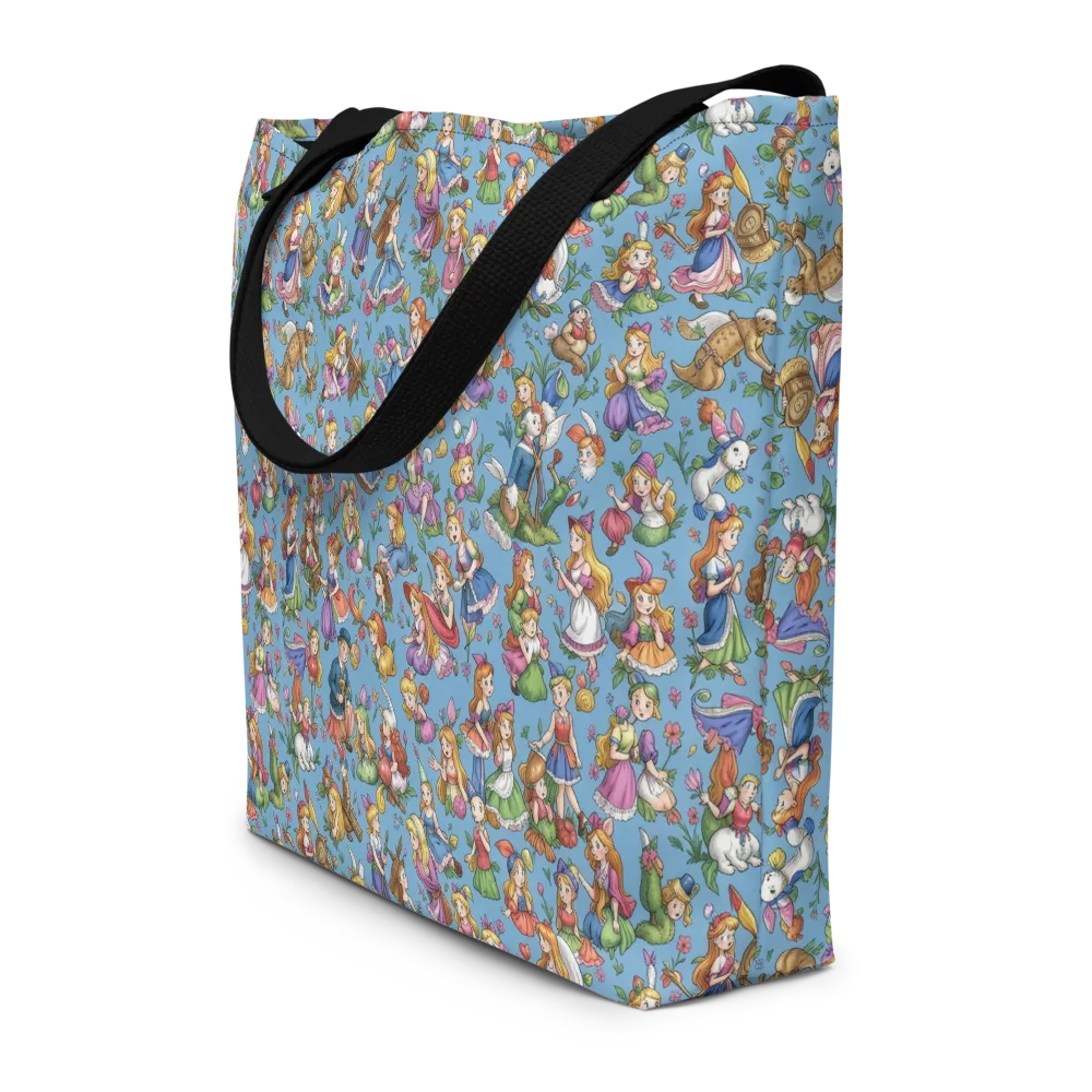 Enchanted Almanac on Large Tote Bag W/ Pocket — Front