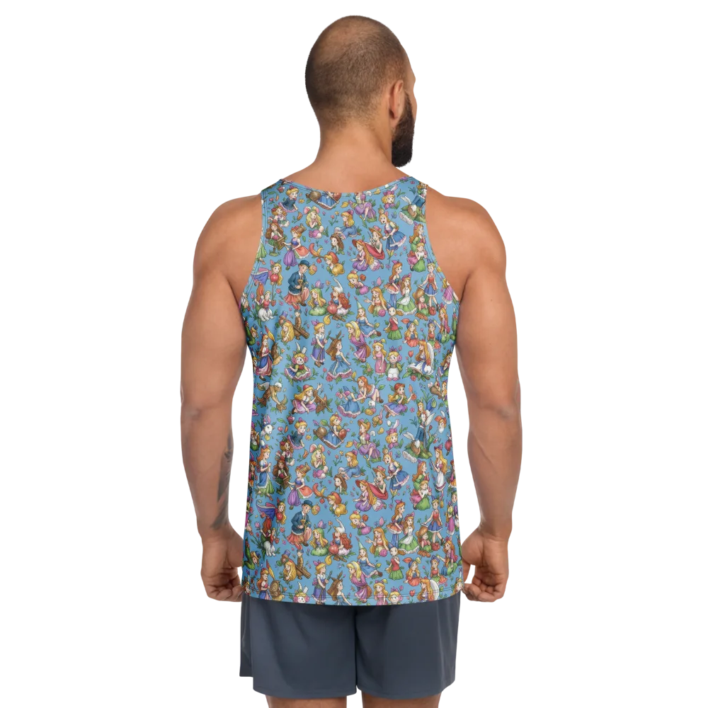 Enchanted Almanac on Men's Tank Top — Back