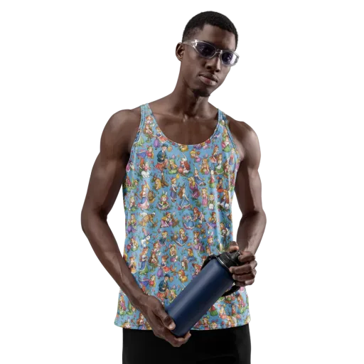 Enchanted Almanac on a Men's Tank Top