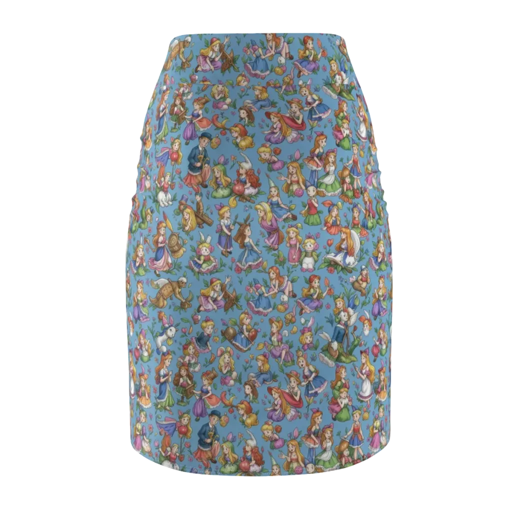 Enchanted Almanac on Pencil Skirt — Back