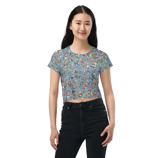 Enchanted Almanac on a Crop Tee