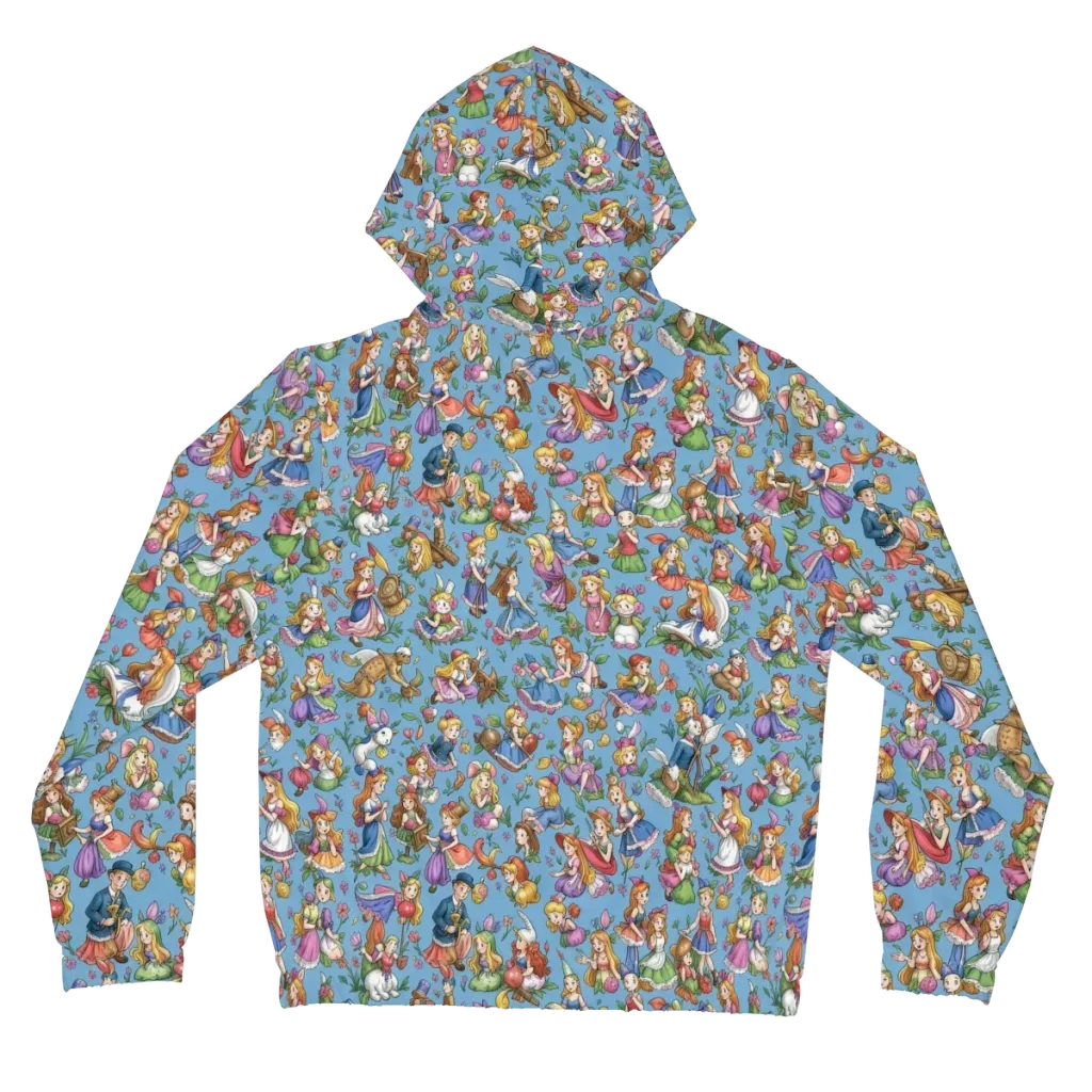 Enchanted Almanac on Women's Full-Zip Hoodie — Back