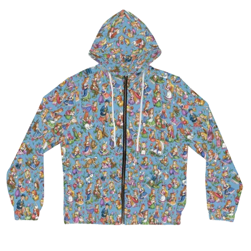 Enchanted Almanac on a Women's Full-Zip Hoodie