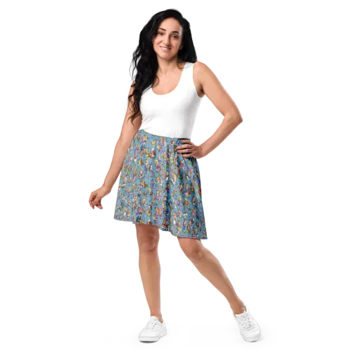 Enchanted Almanac on a Skater Skirt
