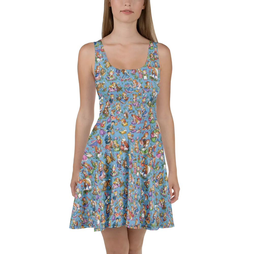 Enchanted Almanac on Skater Dress — Front