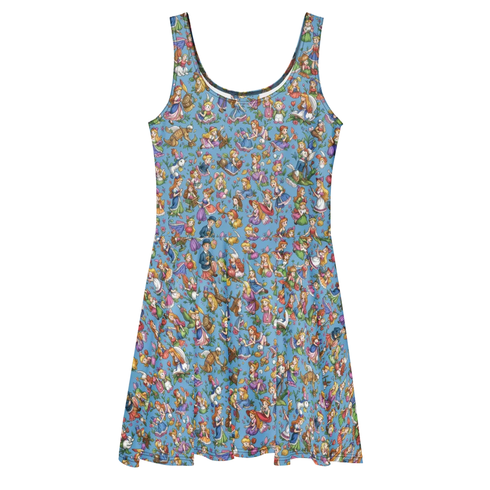 Enchanted Almanac on Skater Dress — Front