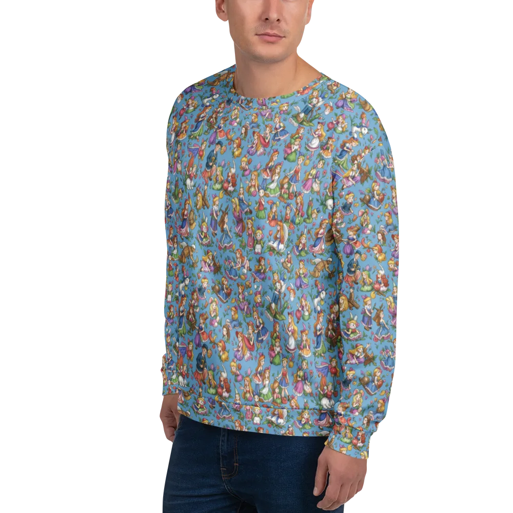 Enchanted Almanac on Sweatshirt — Left Front