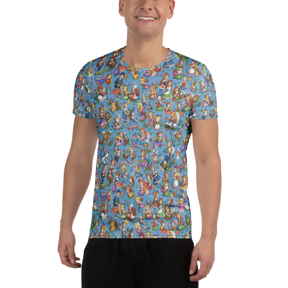 Enchanted Almanac on Men's Athletic T-Shirt — Front