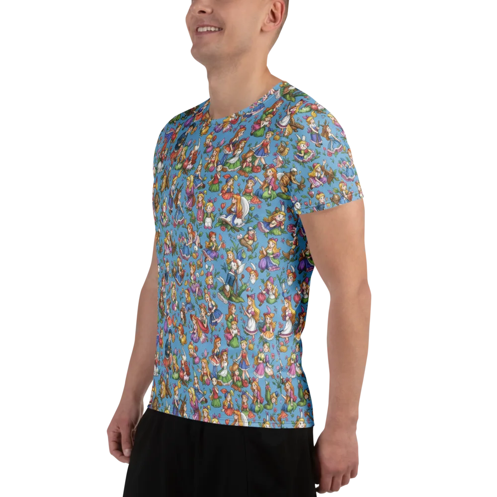 Enchanted Almanac on Men's Athletic T-Shirt — Left