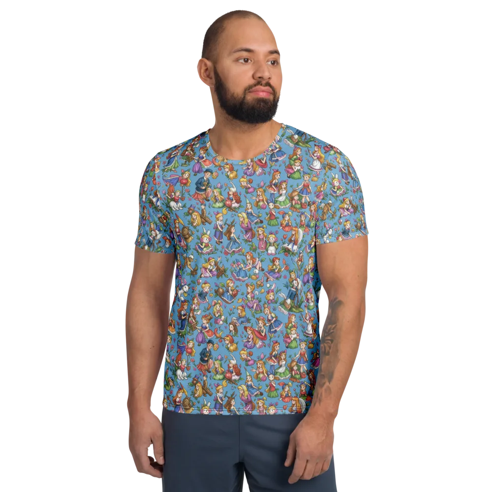 Enchanted Almanac on Men's Athletic T-Shirt — Front