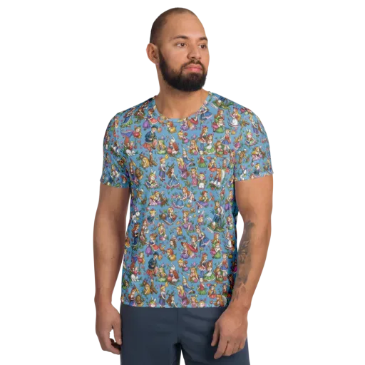 Enchanted Almanac on a Men's Athletic T-Shirt