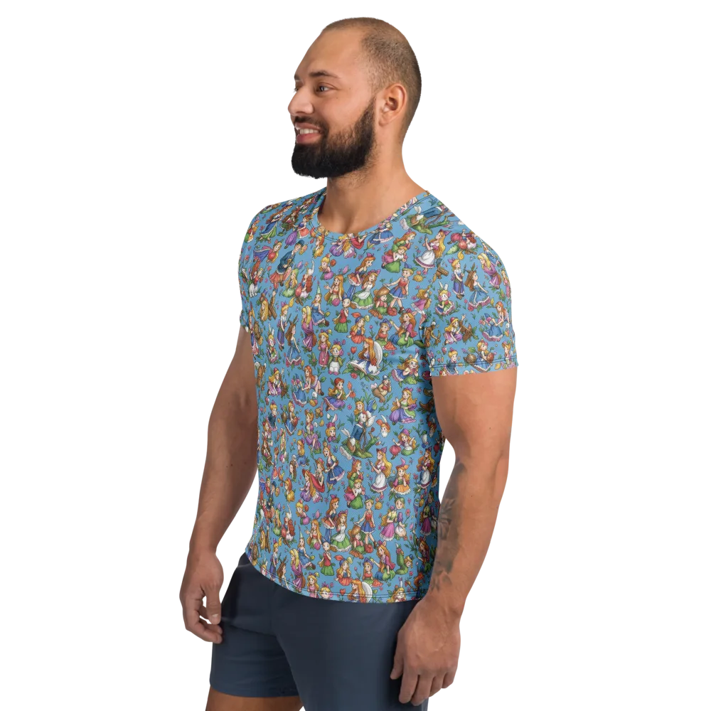 Enchanted Almanac on Men's Athletic T-Shirt — Left