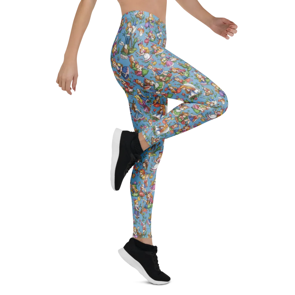 Enchanted Almanac on Leggings — Right