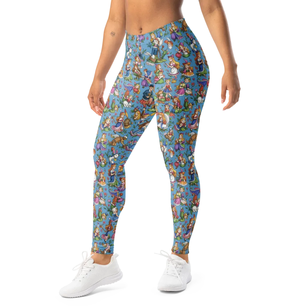 Enchanted Almanac on Leggings — Left Front