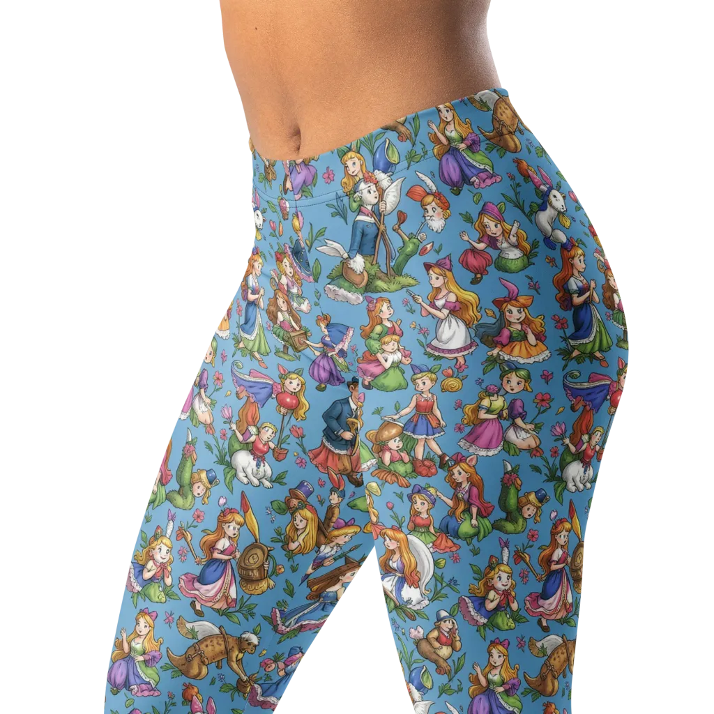 Enchanted Almanac on Leggings — Left Front