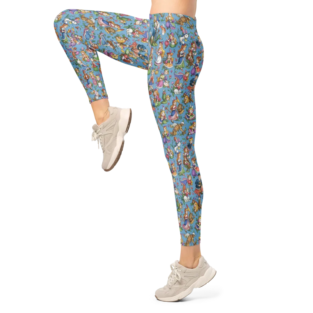 Enchanted Almanac on Leggings — Left
