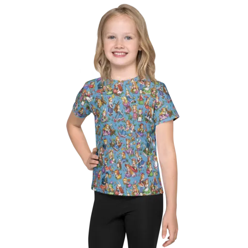 Enchanted Almanac on a Kids Crew Neck T-Shirt