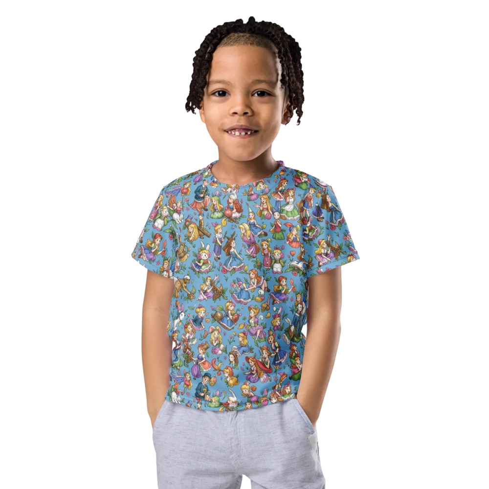 Enchanted Almanac on Kids Crew Neck T-Shirt — Front