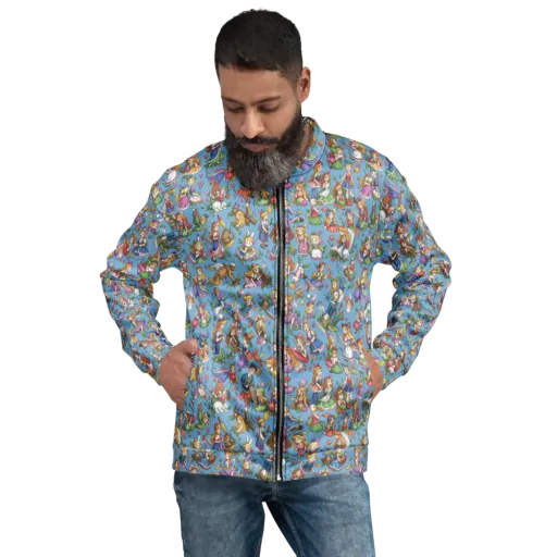 Enchanted Almanac on a Bomber Jacket