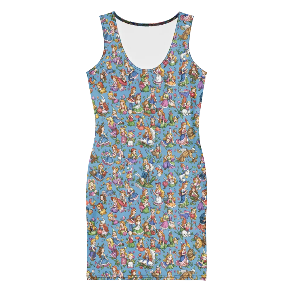 Enchanted Almanac on Bodycon Dress — Front