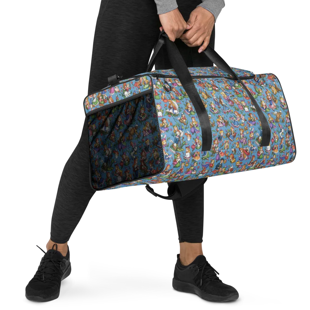 Enchanted Almanac on Duffle Bag — Right Front