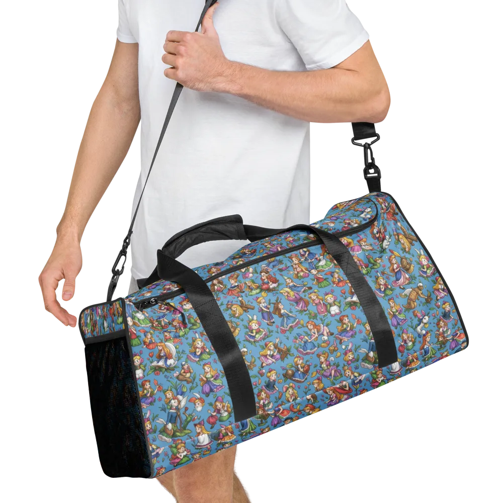 Enchanted Almanac on Duffle Bag — Right Front