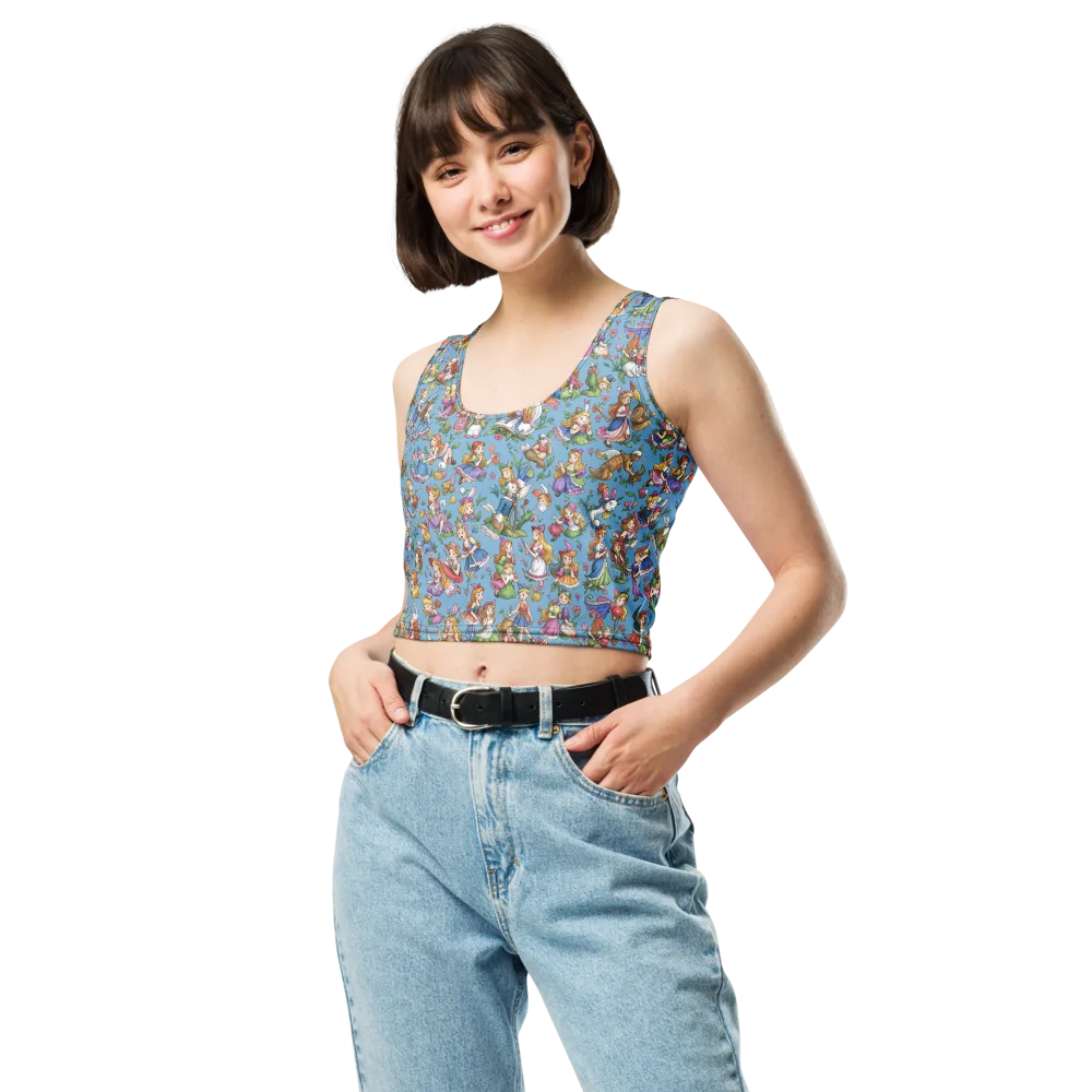 Enchanted Almanac on Crop Top — Front