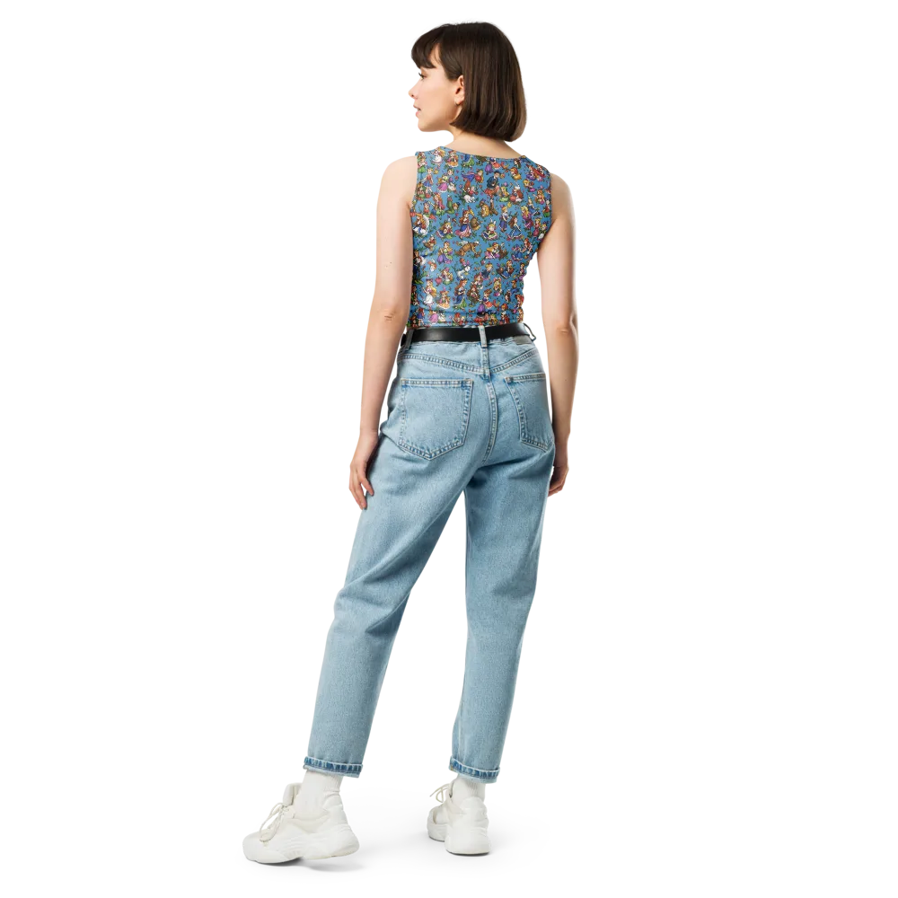 Enchanted Almanac on Crop Top — Back