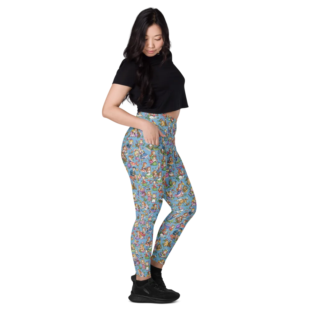 Enchanted Almanac on Leggings with Pockets — Right