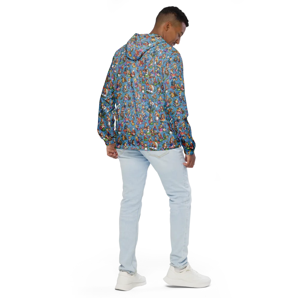 Enchanted Almanac on Men's Windbreaker — Back