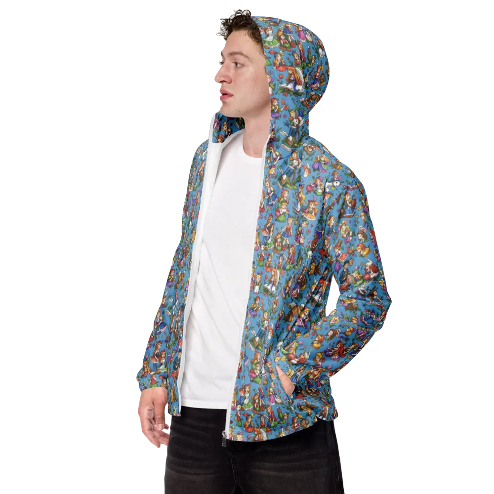 Enchanted Almanac on Men's Windbreaker — Left Front