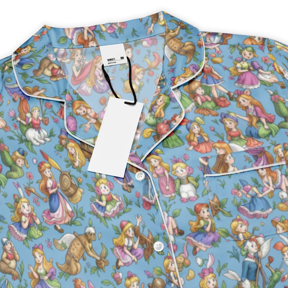 Enchanted Almanac on Women's Short Sleeve Pajama Top — Product details